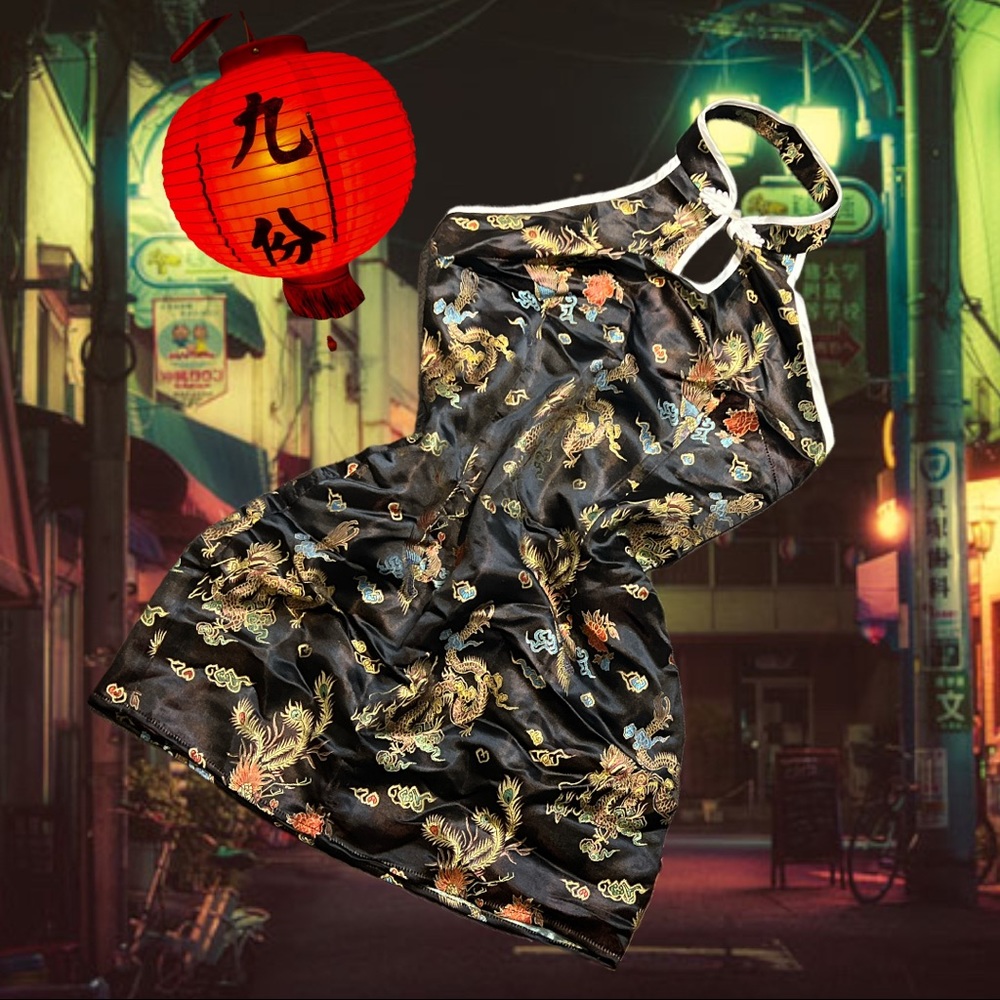 🐲🐉Faux silk dress